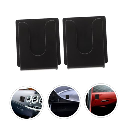 SWOOMEY 2 Peças Microfone Acessórios Para Carro Suporte De Microfone De Metal Gancho De Microfone Su