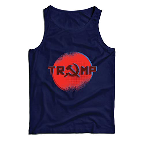 lepni.me Camisetas de Tirantes para Hombre Trump Putin Rusia, Martillo y Hoz...