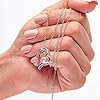 NONNA PROFESSIONISTA Collana Donna Moglie Amore Fidanzata Argento Idee Regali per lei, Anniversario Matrimonio Compleanno o Natale - Cofanetto con DEDICA incluso (Argento - Alla Donna della Mia Vita) #4