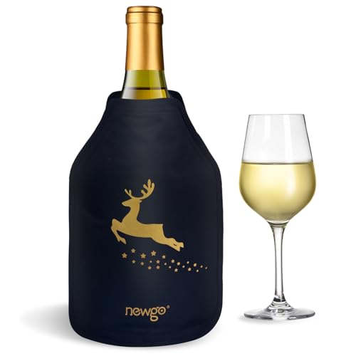 NEWGO Wein Kühlhülse Weihnachten Weinflasche dekorative Hülse Wein Aktiv Weinkühler Urlaub Weinflasche Hülse, Champagner, Flasche Kühler Hülse, wasserdichtes Gewebe NEWGO Wein Kühlhülse Weihnachten Weinflasche dekorative Hülse Wein Aktiv Weinkühler Urlaub Weinflasche Hülse, Champagner, Flasche Kühler Hülse, wasserdichtes Gewebe