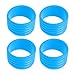 WAGHAVEN 4Pcs Tennis Racket Grip Rings Racket Fixed Rings Grip Tape for Tennis Racket Handle Tacky Tennis Racket Grip Bands Set
