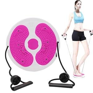Syiyunran Fitness waist twisting disk – roze 1 st heuptrainer fitness draaischijf voor een slankere taille schijf trainingsapparaat trainer breaking limits taille ontwaaier twist board draaischijf