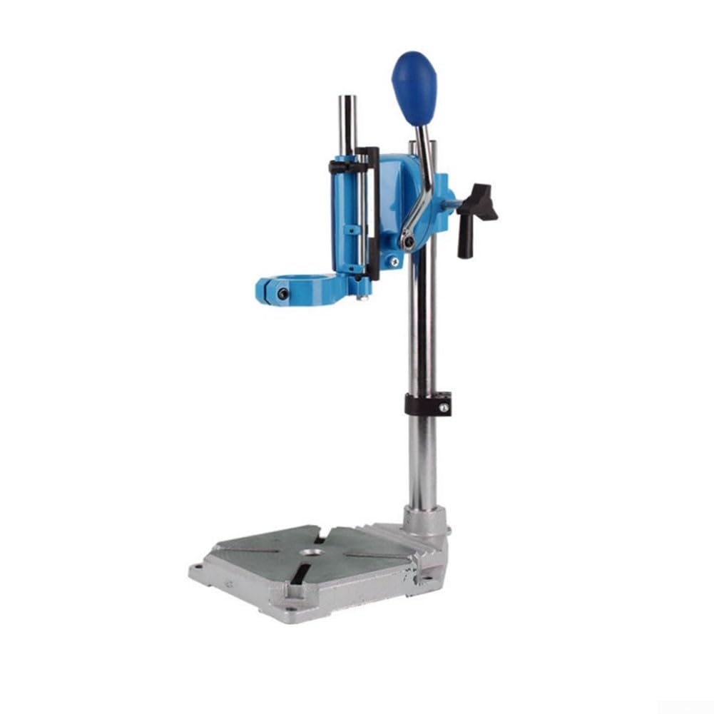 Soporte para Taladro de Banco, Soporte para Taladro, Base de Hierro Fundido, portabrocas Giratorio de 90 Grados, Soporte para Taladro de Banco con Carga de Taladro Manual de Alta precisión