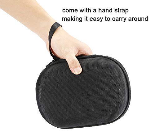 Image of Hard Case for Bose QuietComfort 35 (Series II), QC35, QC25, QC15 Wireless Headphones Accessories. Travel Carrying Storage Bag - Black(Black Lining)
