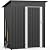 DWVO 5x3ft Metal Outdoor Storage Shed, Waterproof Tool Shed Heavy-Duty Storage Unit with Lockable Door and Vents, Ideal for Bicycles, Tools, Lawnmowers, Backyards, Patios, Lawns - Dark Gray