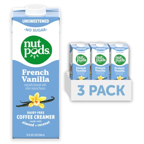 nutpods unsweetened French Vanilla Dairy-Free Coffee Creamer