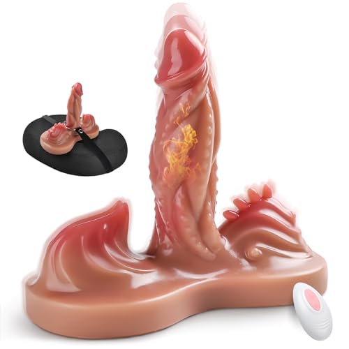 Erovyx Thrusting Dildo Sex Toys - Thrusting & Vibrating & Heating