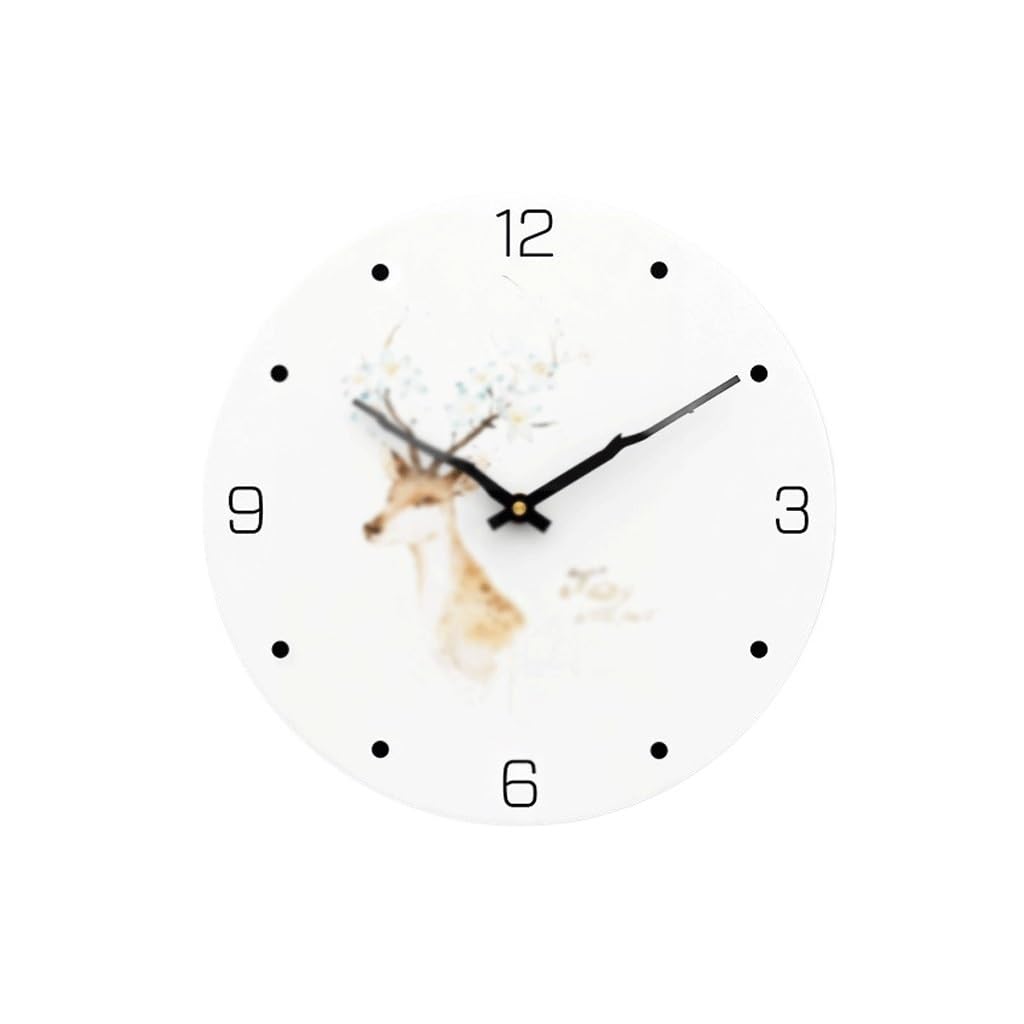 EINES Silent Decorative Wall Clock Wall Clock Living Room Modern Clock Home Silent Quartz Clock Easy to Read