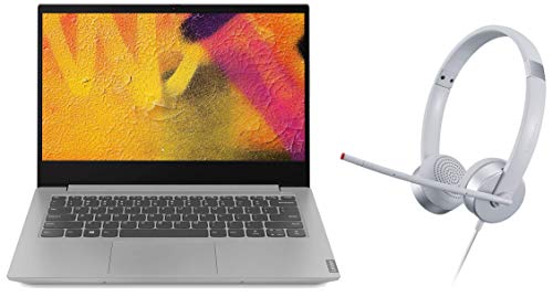 Image of Lenovo Ideapad S340 Intel i5 10th Gen 14 inch FHD Thin & Light Laptop (8GB /1TB HDD /256 GB SSD /Win10 /MSO) 81VV008TIN 100 Stereo Analog Headset (3.5mm Jack)| 30mm Audio Drivers|Learn & Work from Home