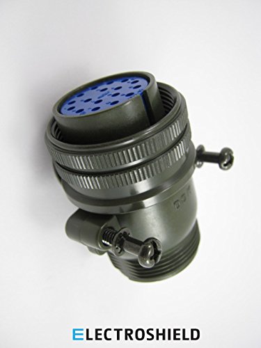 Ddk Electronics D/Ms3106B20-29S Straight Cable Plug 17 Socket - Solder Contacts Trivalent Chromate Plating