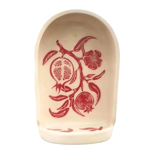 WJnflQN Nicho de pared sagrado para vela, decoración de meditación para sala de estar, decoración de pared, altar, para estatuas, cristales, propietarios de viviendas, coleccionistas, apartamentos