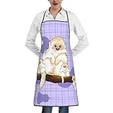 Forte protection : le tissu lisse, infroissable et imperméable bloque efficacement la poussière et les peluches. Le design large du bavoir offre une couverture complète, empêchant efficacement les taches d'huile et les déversements de nourriture, protégeant vos vêtements des taches complètes.