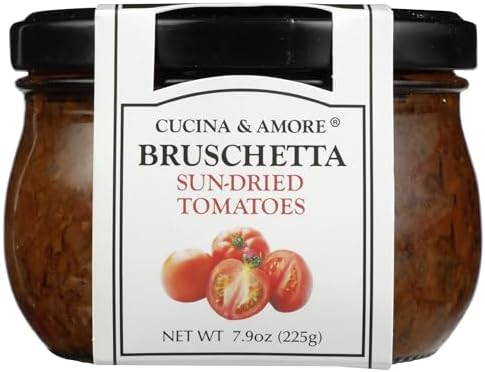 Kitchen & Love CUCINA AMORE Sun Dried Tomato Bruschetta, 7.9 OZ