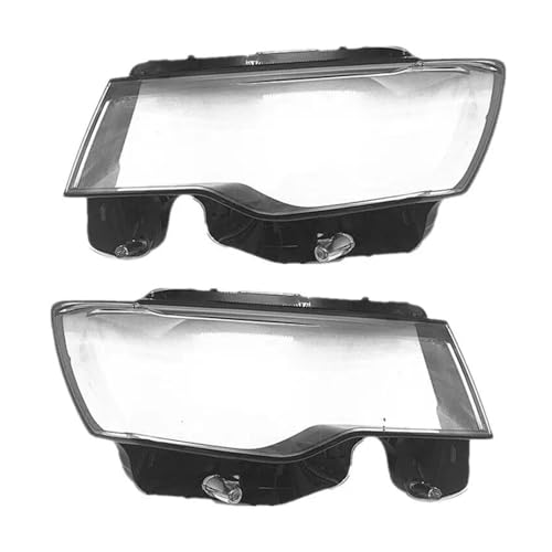 Couvercle coque phare pour Jeep Grand Cherokee 2014-2019 : lentille transparente en paire