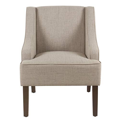 Image of HomePop Swoop Arm Accent Chair - Tan