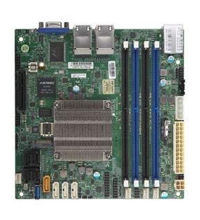 Image of Supermicro Motherboard MBD-A2SDI-12C-HLN4F-B ATX Intel Atom C3858 DDR4 SATA3 PCI Express Brown Box