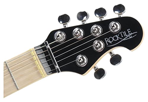 Rocktile Pro MM150-TR guitare eléctrique transparent red - Les Beatles, Paul McCartney, John Lennon, RIngo Starr, George Harrison Rocktile Pro MM150-TR guitare eléctrique transparent red – Image 6