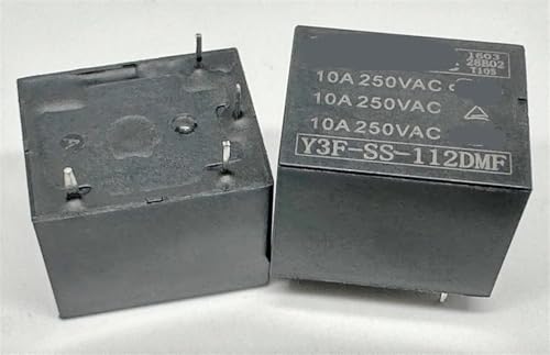 Relé de 4 pines Y3F-SS-112DMF 12V 10A T73-1A componente electrónico para circuito