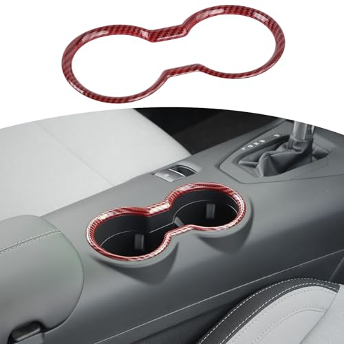 Cubierta de portavasos frontal para Mustang 2024 rojo miniatura 1
