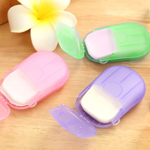 Carta Sapone Portatile CRLLDPM | 100 Fogli In 5 Scatole | 6x3.5 Cm | Per Viaggi E Attivit&agrave; Outdoor