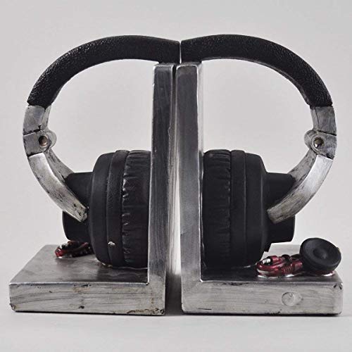Headphones Shelf Tidy Book Ends - Heavy Vintage Storage Retro Hipster Office Study Music CDs DVDs Beats steampunk buy now online Headphones Shelf Tidy Book Ends - Heavy Vintage Storage Retro Hipster Office Study Music CDs DVDs Beats steampunk buy now online