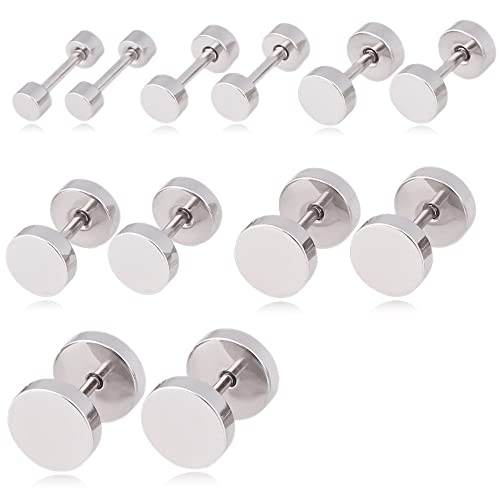 金属アレルギー対応のシンプルスタッドピアス