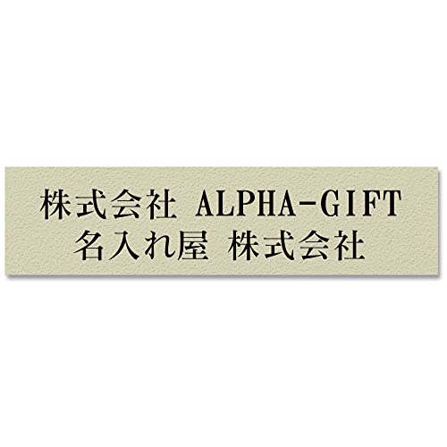 【30×7cm】 表札 大きい プレート 法人 オフィス 会社 店舗 アクリル 玄関 ポスト 看板 シンプル 屋外 耐候