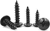 SHUNCHG 20 buc. șuruburi autoforante cu cap bombat cu guler, din oțel carbon, M6 x 20 mm, pentru lemn 1