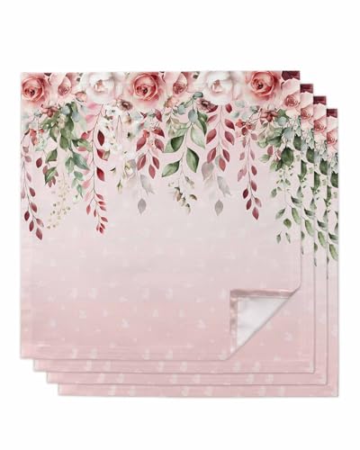 Servilletas de Tela Juego de 4 Rosas Vintage 50.5x50.5 cm miniatura 1
