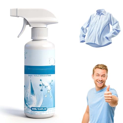 Cleanse Natural Clothing Emulsifier 2026 New Upgrade Non Ionic Emulsifier Clothing Cleaner Powerful Spot Stain Remover Laundry Spray No Damage Fabric Conditioner Restore Faded Color (1pcs)