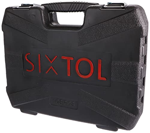 Miniatura 5 de Sixtol Tool Set 108 Juego De Herramientas 108uds Gola En Maletín Trinquete De 1 4 Y 1 2 Cierre De Metal