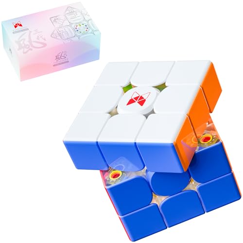 CuberShop QY X Man Tornado V3 M Pioneer Aurora Transparent Limited Edition, 3x3 MagLev Magnetic Speed Cube 2025 Exclusive, Collector’s Cube, Smooth & Stable Performance, Premium Bright Coating