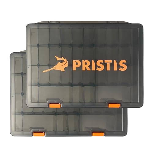 Pristis Bandejas para equipo de pesca 2 piezas, 10.1"L, plástico de alta resistencia 3600, almacenamiento de señuelos