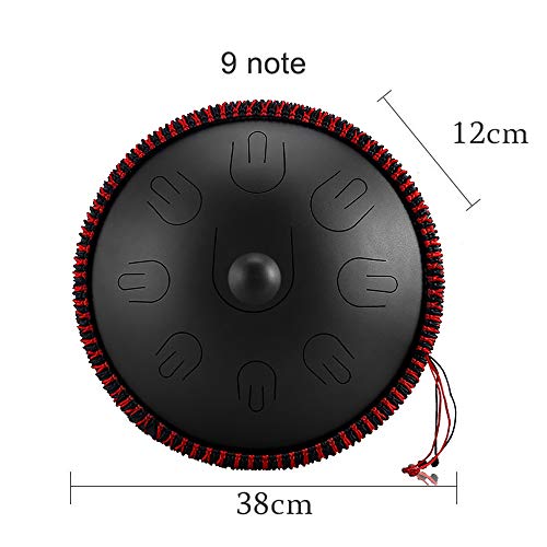 Steel Tongue Drum 14 Inch 9 s D Key con Accesorios miniatura 5
