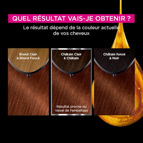 Coloration Permanente 5.35 Brownie Sans Amoniaque Olia Garnier La Boîte - vue 7