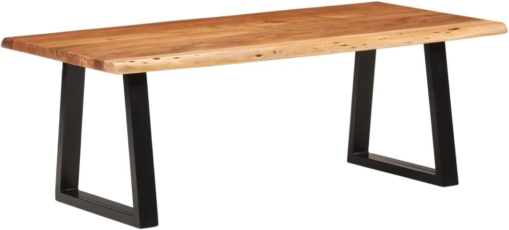 vidaXL Coffee Table 43.3x21.7x15.7 Solid Wood Acacia