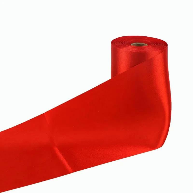 Cinta de satén de 8 cm, 10 cm o 15 cm de ancho y 25 metros de largo para decoración de bodas, festivales, sillas, techos, coches y fiestas (28 beige, 15 cm x 25 metros)