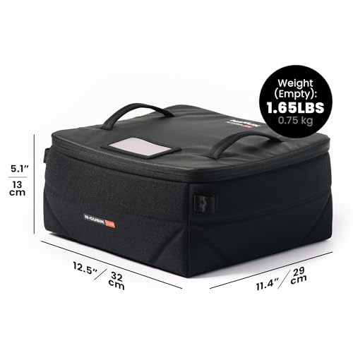Image of NANUK N-Cubik 13M Camera Bag Insert - Medium Water-Resistant Cube - Shockproof Protective Camera Insert for Backpack (11,4 inchx 12,5 inch x 5,1 inch)