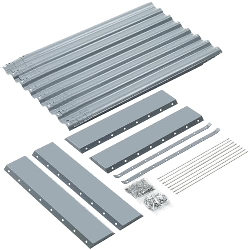 image for Land Guard 6×3×2ft Galvanized Raised Garden Bed, Planter Boxes Outdo