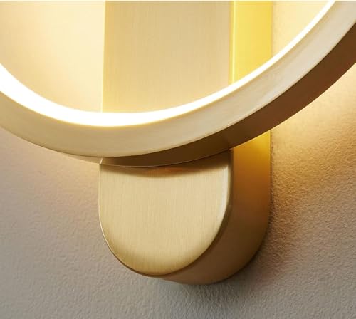 Lámpara de pared LED tricolor nórdica y aplique de fondo para pasillo 8