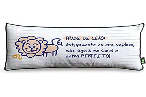 Almofada “A frase do signo de Leão é”