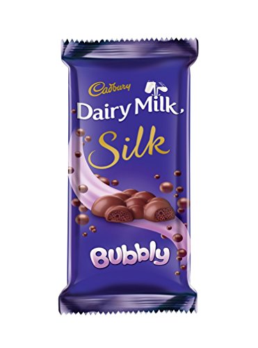 Image of Cadbury Dairy Milk Silk Bubbly Chocolate Bar, 120 Gm