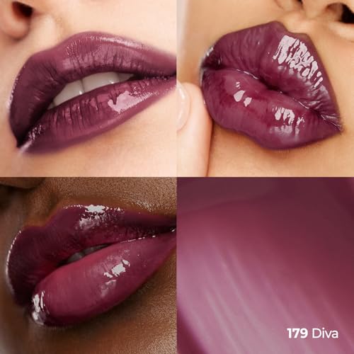 Image of Laka Fruity Glam Tint Mini | Glowing Korean Lip Tint with Hydrating Lightweight Texture | Buildable Color, Non-Sticky High Shine Gloss | K-Beauty Korean Makeup | #179 Diva, 0.07oz