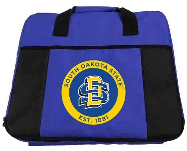 R and R Imports South Dakota State Jackrabbits Seat Cushion Officially Licensed Collegiate Product Blue