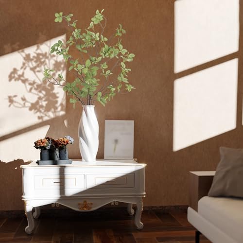 Ruidazon 6 pcs Artificial Greenery Stems, 41.3’’ Tall Fake Plants Branches Faux Greenery Ficus Twig Leaf for Home Garden Shop Office Desk Decoration by Ruidazon - Image 4