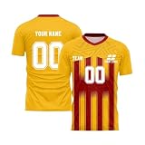 Genérico Camisetas Fútbol Personalizada. Unisex Niños y Adultos. Personaliza con tu Nombre, Escudo y Número. Diferentes Modelos y Colores