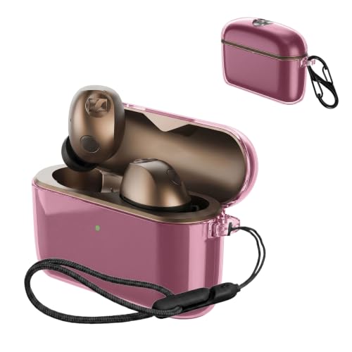 FOFVO TPU �ی�P�[�X �[���n�C�U�[ MOMENTUM True Wireless 5 ��p(�N���A�s���N) | �J���r�i�iS �t�b�N�j+ �n���h�X�g���b�v�t�� ���� �ϏՌ� ���h�~ ���ϗ}�� ���C�����X�[�d�Ή� �����h�~ �C���z���J�o�[ ���E�ȒP