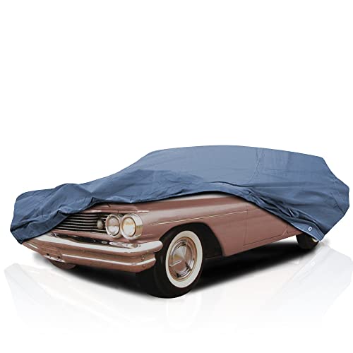Supreme Custom Fit Car Cover for American Motors Classic 1961 1962 Station Wagon 4-Door 1st Gen All Weather ProtectionDurable Windshield Dustproof Heavy Duty Indoor/Outdoor