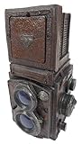 Gewicht: ca. 386 Gramm N / A Deko Fotoapparat 11 x 6 cm Kamera Attrappe Antik Look Nostalgie Photoapparat Figur Gharo 2977
