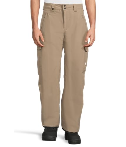 Quiksilver Mens Porter Snow Pants, Fallen Rock, Large, 32
